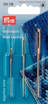 Prym Woll-Nadel ohne Spitze ST 1,3,5 silberfarbig 