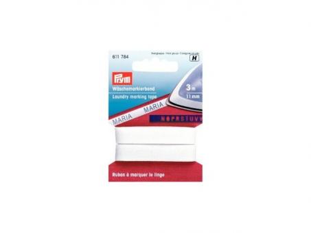 Prym Waeschemarkierband CO aufbuegelbar 11 mm weiss 