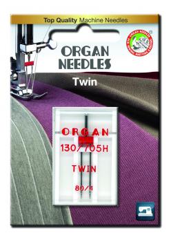 Organ Stärke 80/4 Twin Nähmaschinennadeln 