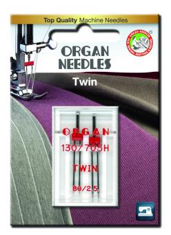 Organ Stärke 80/2,5 Twin Nähmaschinennadeln 