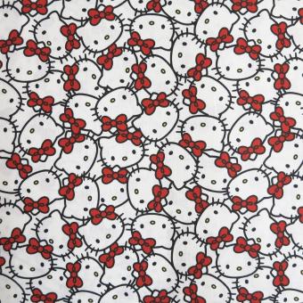 Hello Kitty allover weiß-rot nur solange Vorrat reicht! 