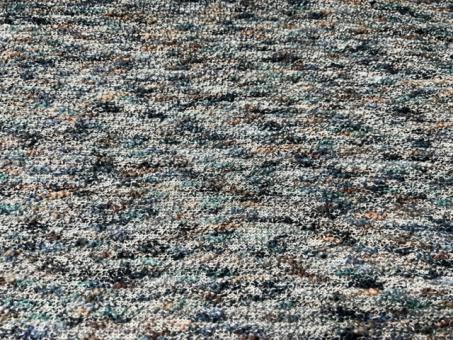 Boucle Strick jeansblau 