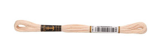 Sticktwist 8m rötlich beige 