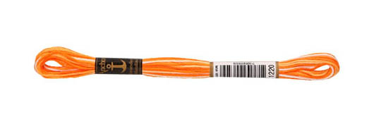 Sticktwist 8m   Multicolor orange ombre 