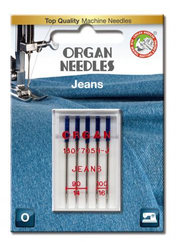 Organ JEANS 90-100 Nähmaschinennadeln 