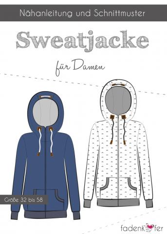 Sweatjacke Damen von Fadenkäfer 