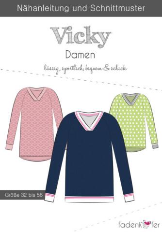 Raglanshirt VICKY DAMEN von Fadenkäfer 