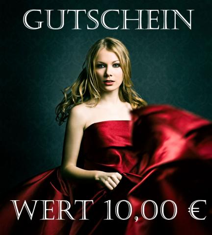 Gutschein Wert 10,00  Gültigkeit: 3 Jahre nach Austellung 