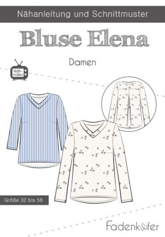 ELENA  Bluse Damen  von Fadenkäfer 