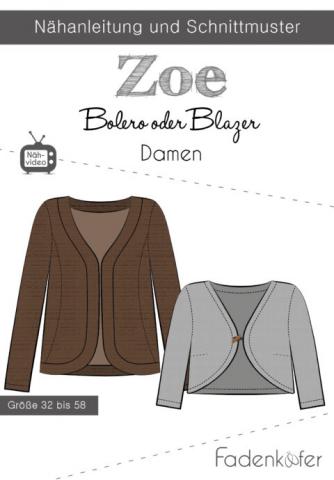 Bolero ZOE DAMEN von Fadenkäfer 