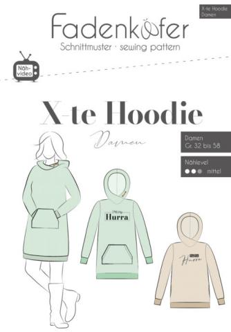 X-te Hoodie  Damen von Fadenkäfer 