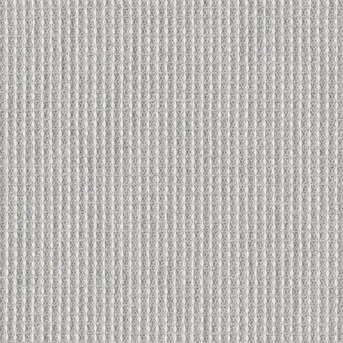 Waffel Karo 2-farbig grau 