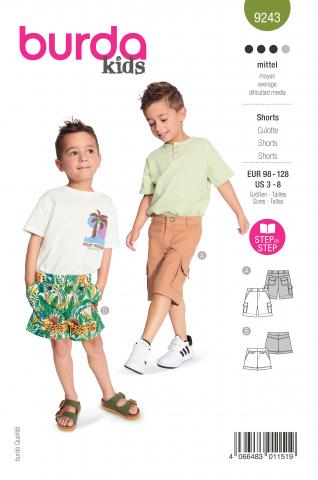 Burda 9243 Shorts 98-128 (KIDS) 