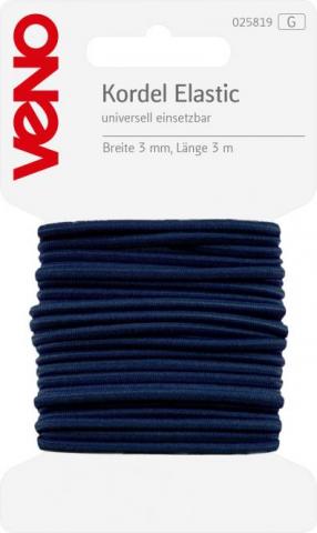 Kordel Elastic 3mm marine 