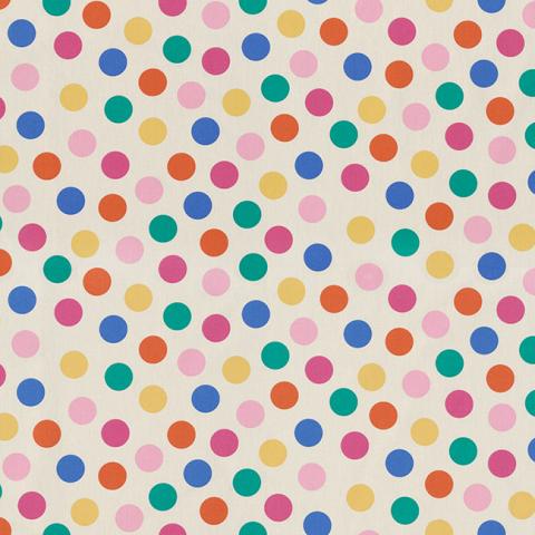 Canvas Druck Confetti Polka Dot multicolor 
