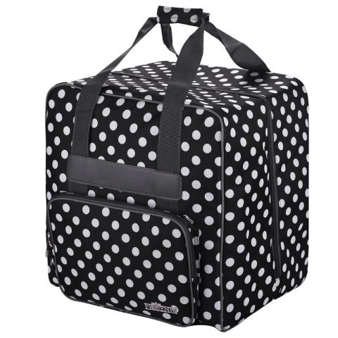 Overlocktasche Polka Dots schwarz H36xB39xT32 